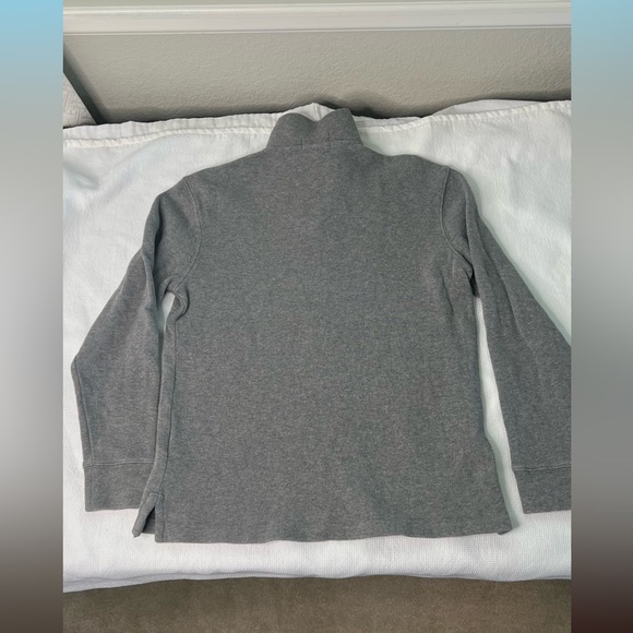 Polo Ralph Lauren Cotton-French Rib Half Zip, Light Gray Medium - Picture 9 of 10